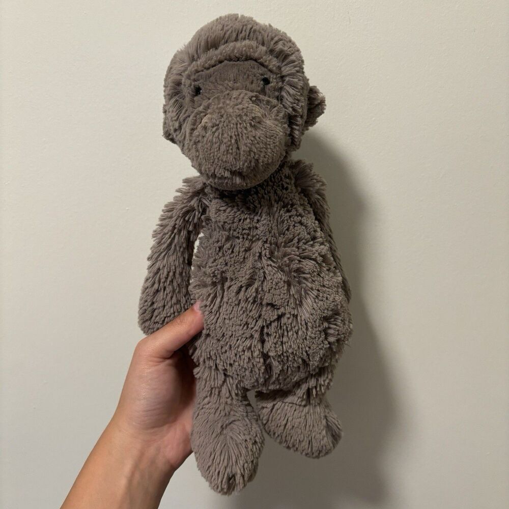 RARE Retired Jellycat Medium Bashful Gorilla BAS3GOR HTF